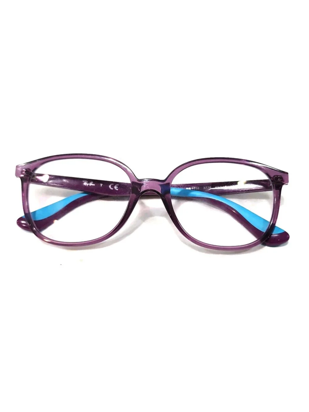 Ray Ban RB1598 3776 Girls Kids Crystral Purple Eyeglasses 49-16 130